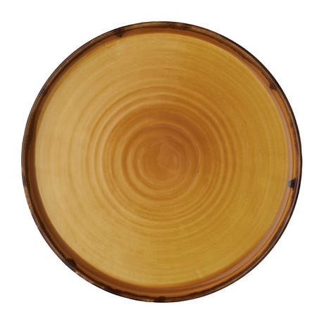 Dudson Harvest Walled Plates Mustard 260mm (Pack of 6) - FX155 Plates Dudson