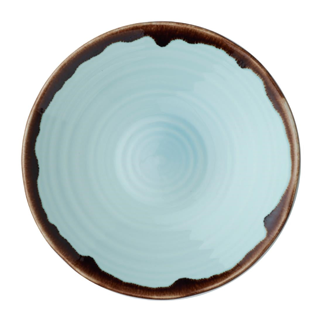 Dudson Harvest Organic Coupe Bowls Turquoise 210mm (Pack of 12) - FX158 Bowls Dudson