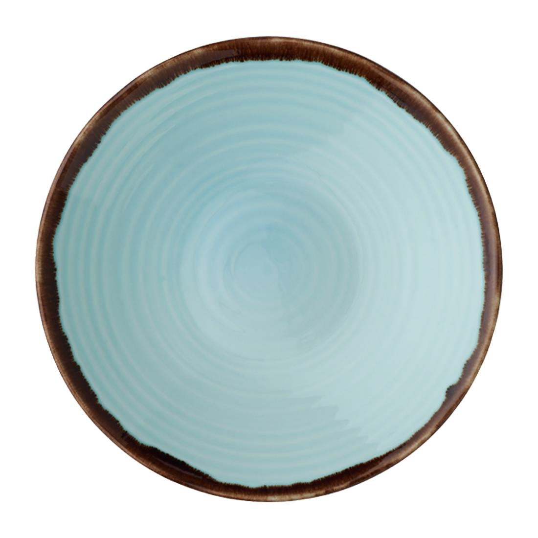 Dudson Harvest Organic Coupe Bowls Turquoise 250mm (Pack of 12) - FX159 Bowls Dudson