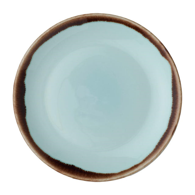 Dudson Harvest Coupe Plates Turquoise 165mm (Pack of 12) - FX167 Plates Dudson