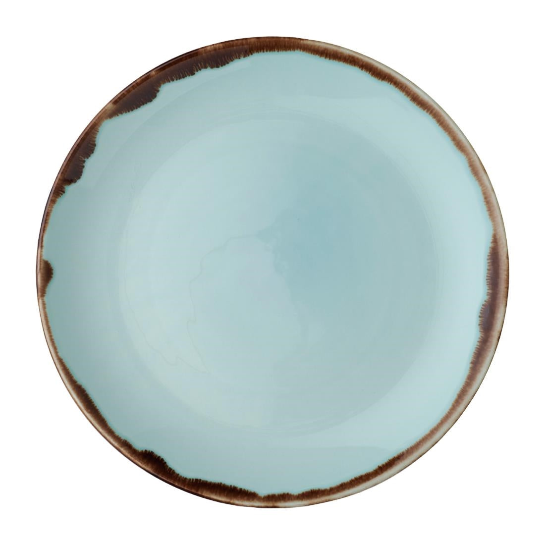 Dudson Harvest Coupe Plates Turquoise 217mm (Pack of 12) - FX168 Plates Dudson