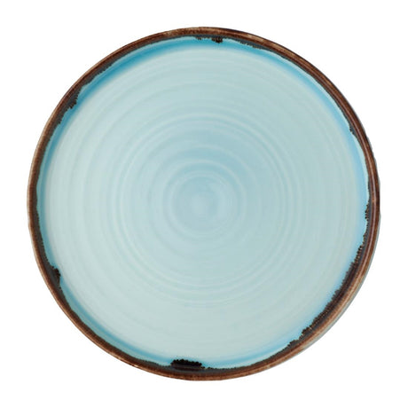 Dudson Harvest Walled Plates Turquoise 210mm (Pack of 6) - FX169 Plates Dudson