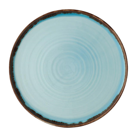 Dudson Harvest Walled Plates Turquoise 260mm (Pack of 6) - FX170 Plates Dudson