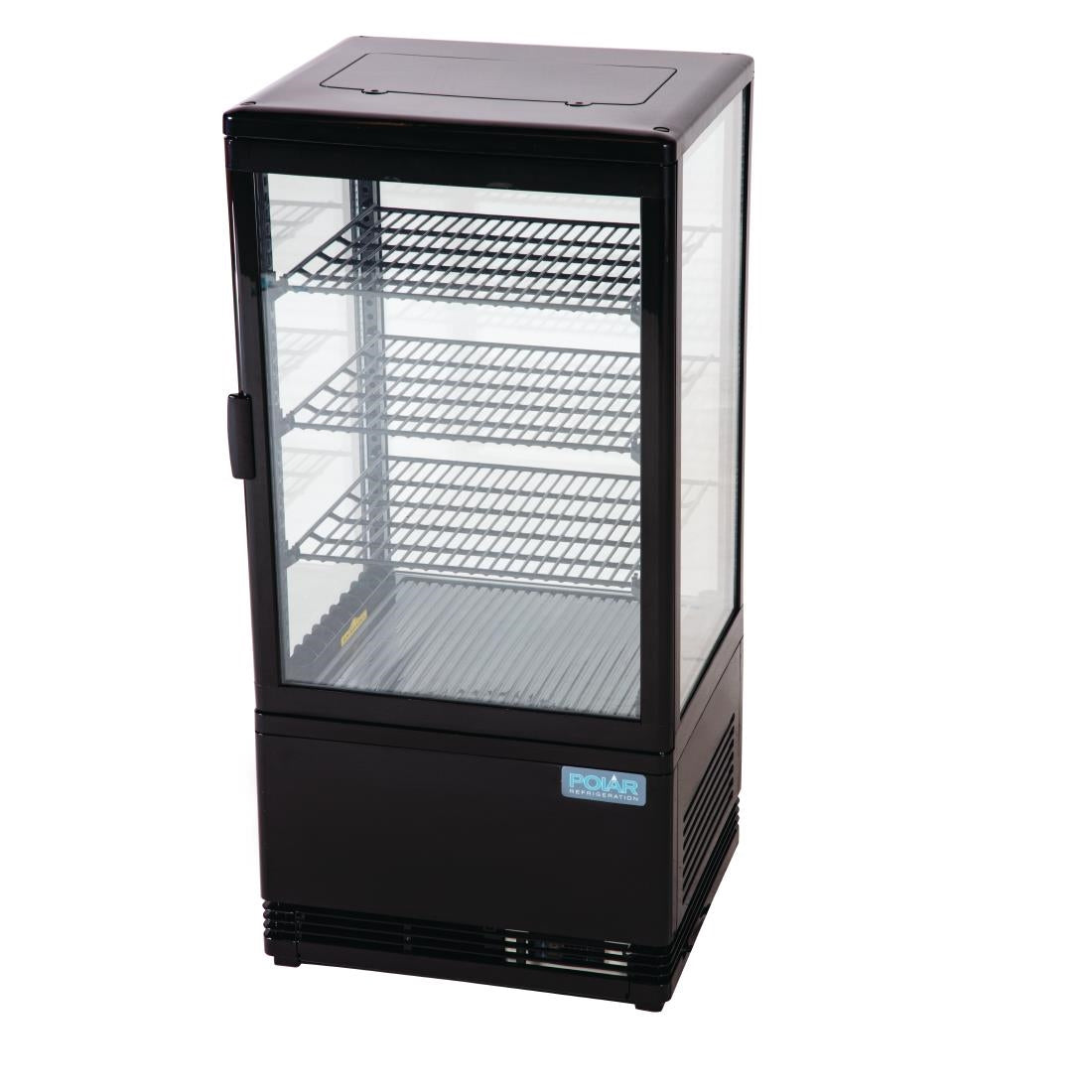 Polar C-Series Energy Efficient Display Fridge Black 68Ltr - CX577 Polar