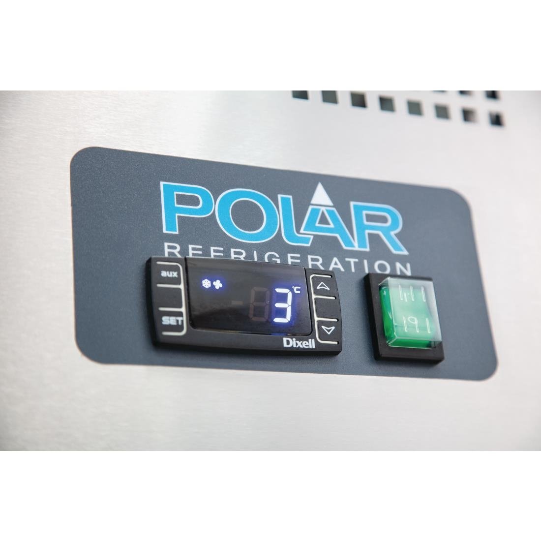 Polar U-Series Triple Door Chef Base Counter Fridge - DA463 Polar
