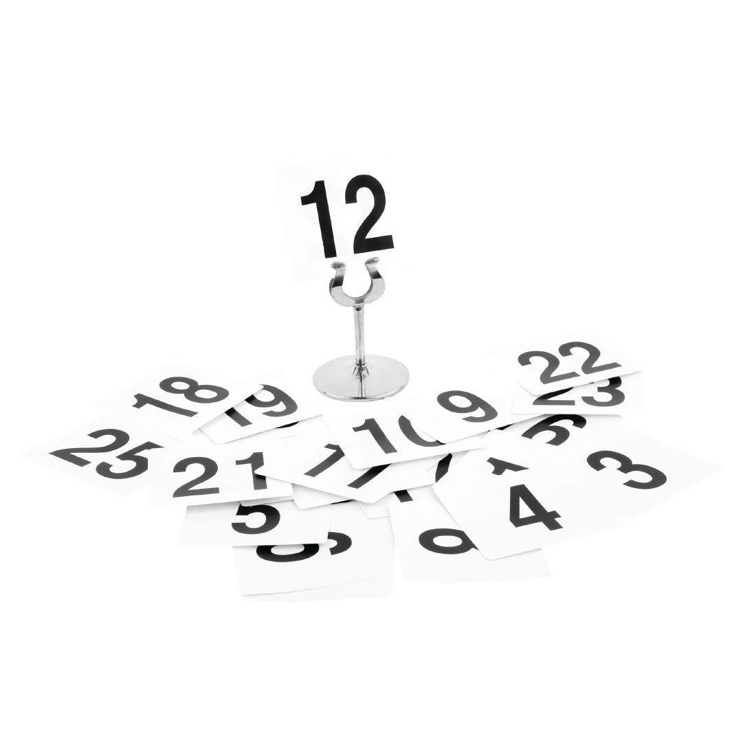Olympia Plastic Table Numbers Inserts 1-25 - GC086 Olympia