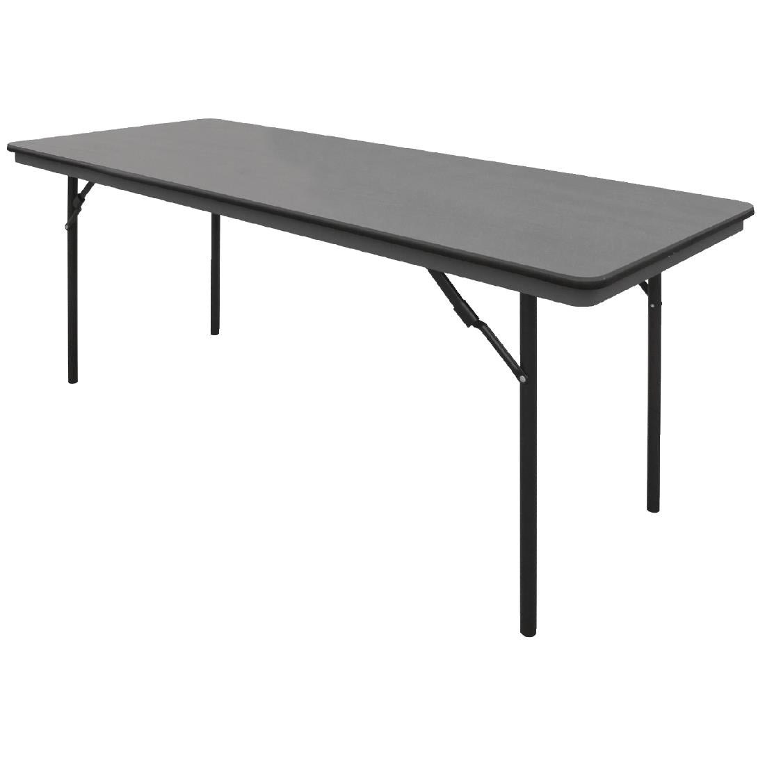 Bolero ABS Rectangular Folding Table Grey 6ft (Single) - GC596 Bolero