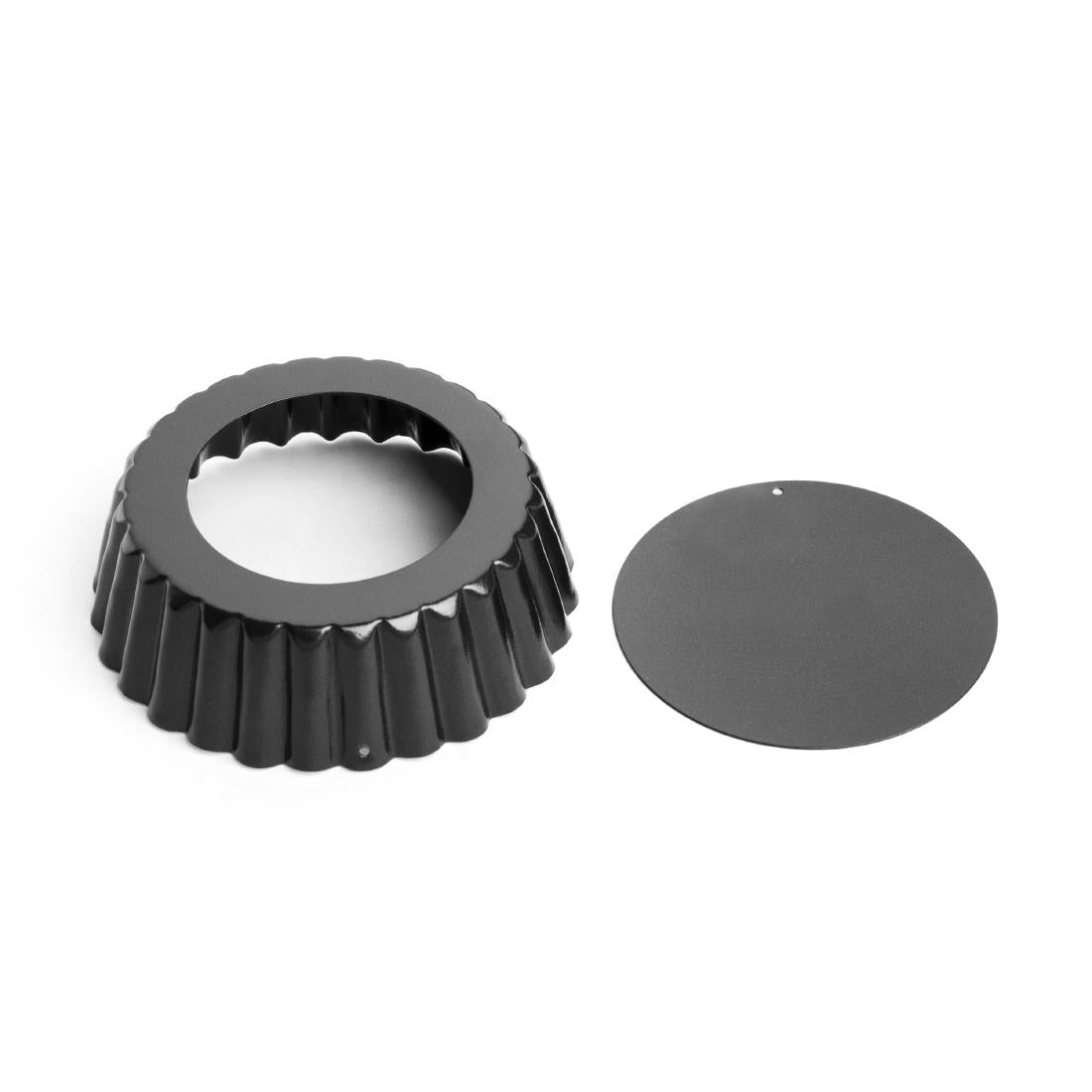 Vogue Non-Stick Quiche Tin With Removable Base 100mm - GC988 Vogue