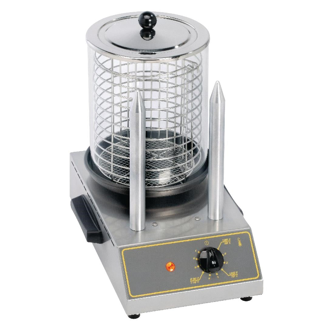 Roller Grill Hot Dog Warmer with Spikes CS 2E - GD356 Roller Grill