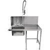 Classeq Pass-Through Dishwasher Table with Spray Mixer T11SENR - GD926 Pass Through Hood Dishwashers Classeq