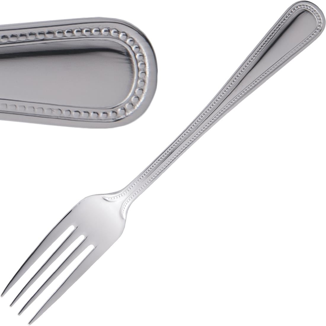 Amefa Bead Dessert Fork (Pack of 12) - GD956 Amefa Cutlery Amefa