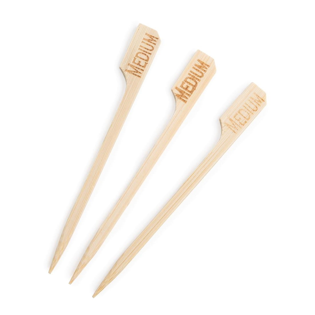 Biodegradable Bamboo Steak Markers Medium (Pack of 100) - GE897 Tablecraft