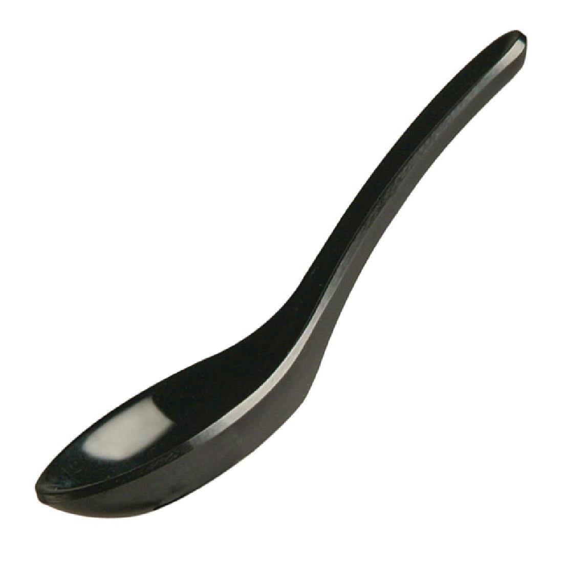 APS Hong Kong Oriental Melamine Spoon Black - GF068 APS