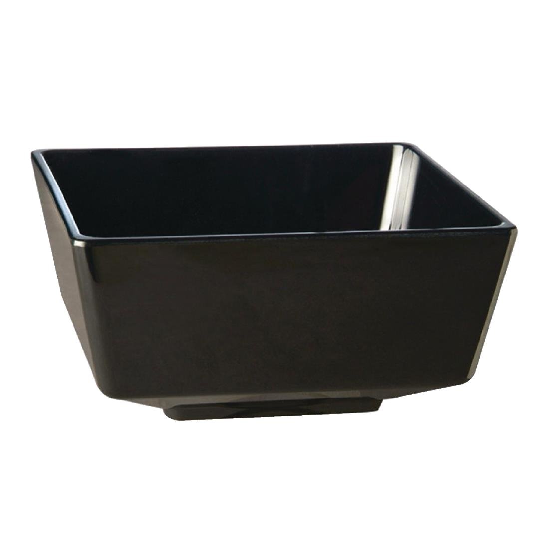 APS Float Black Square Bowl 5in - GF095 APS