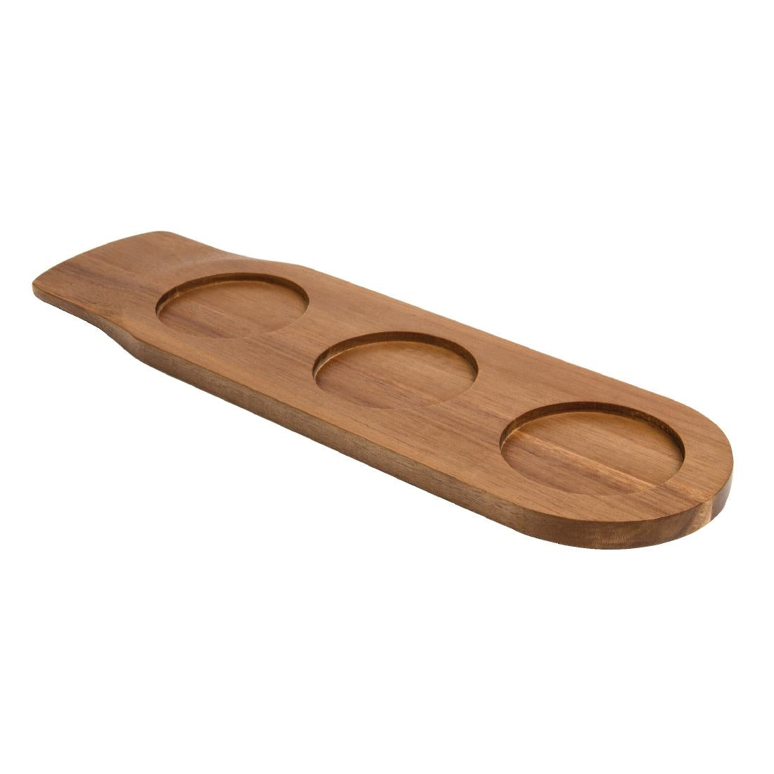 Olympia Acacia Wood Ramekin Board 480mm - GF208 Plates Olympia