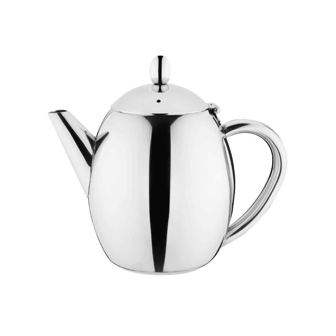 Olympia Richmond Stainless Steel Teapot 1Ltr - GF235 Olympia