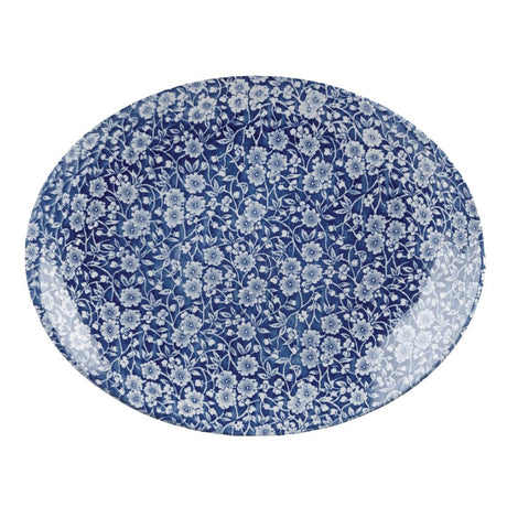 Churchill Vintage Prints Oval Plates Prague Victorian Calico Print 317mm (Pack of 6) - GF302 Plates Churchill