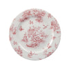 Churchill Vintage Prints Tea Plates Cranberry Toile Print 210mm (Pack of 6) - GF612 Plates Churchill