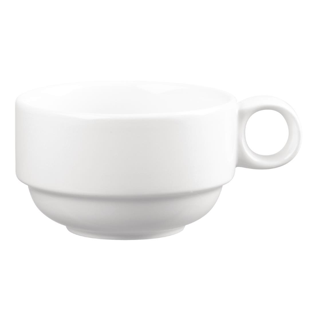 Churchill Profile Stacking Cups 200ml (Pack of 12) - GF636 Cups and Mugs Churchill