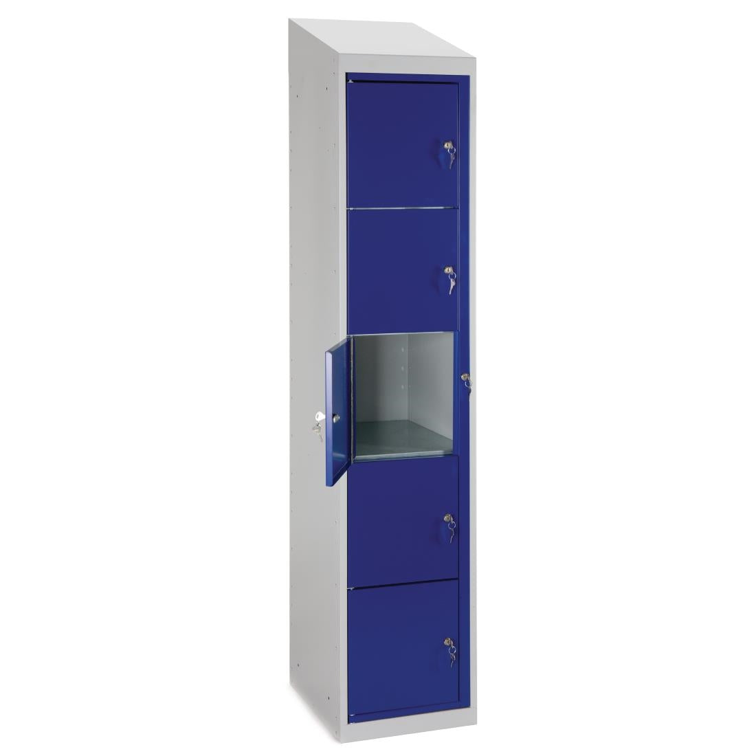 Garment 5 Door Dispensing Locker Sloping Top - GG716 Garment Lockers Elite Lockers