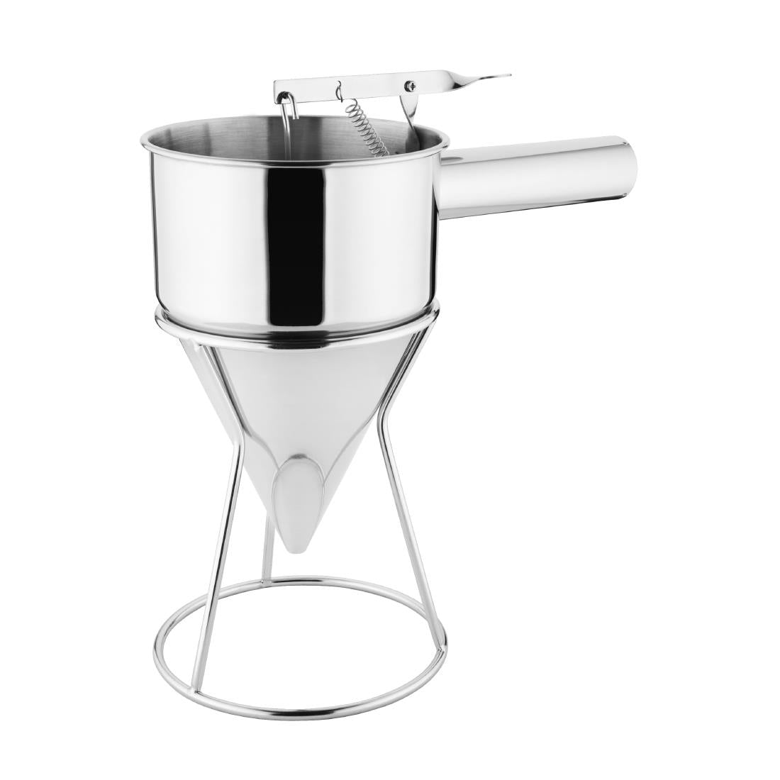 Vogue Stainless Steel Piston Funnel 1.3ltr - GG759 Vogue