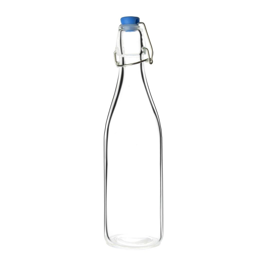Olympia Glass Water Bottles 0.5Ltr (Pack of 6) - GG929 Jugs, Pitchers, Decanters & Carafes Olympia