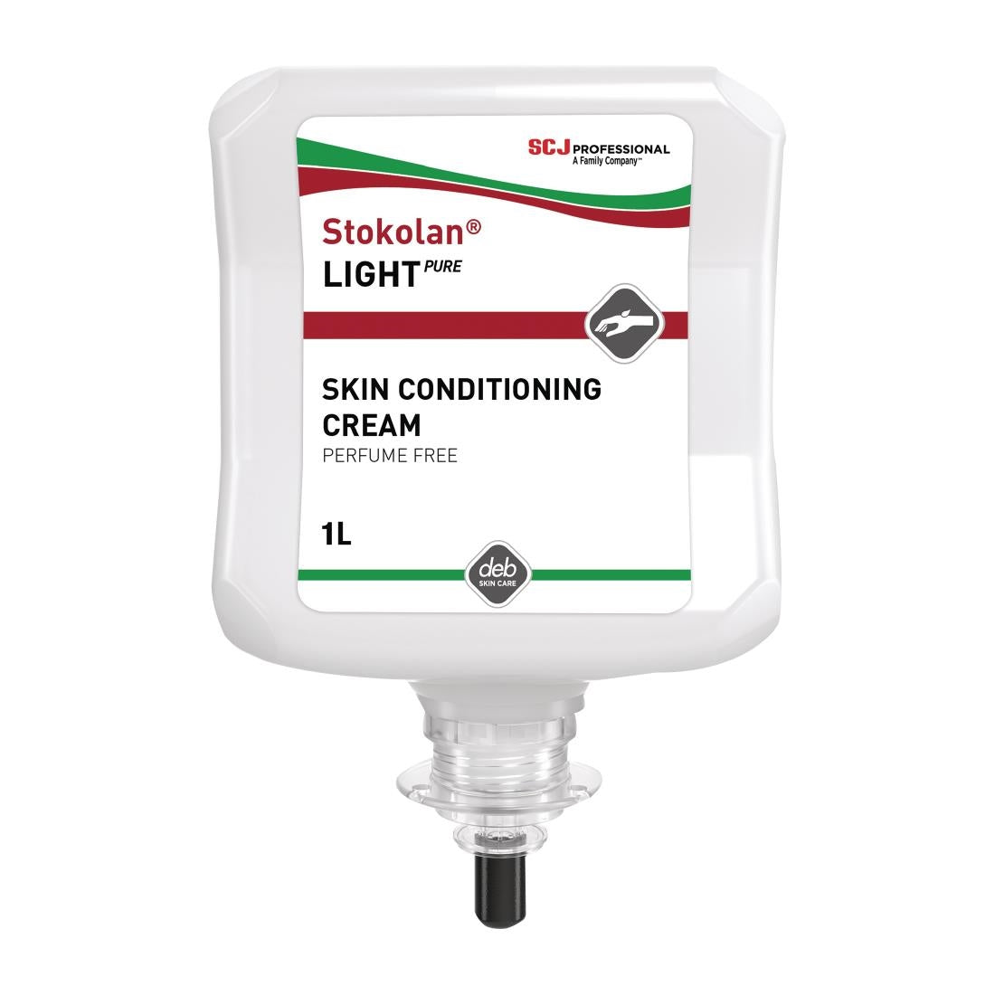 Deb Pure Restore Unperfumed Liquid Hand Cream 1Ltr - GH256 SCJ Professional