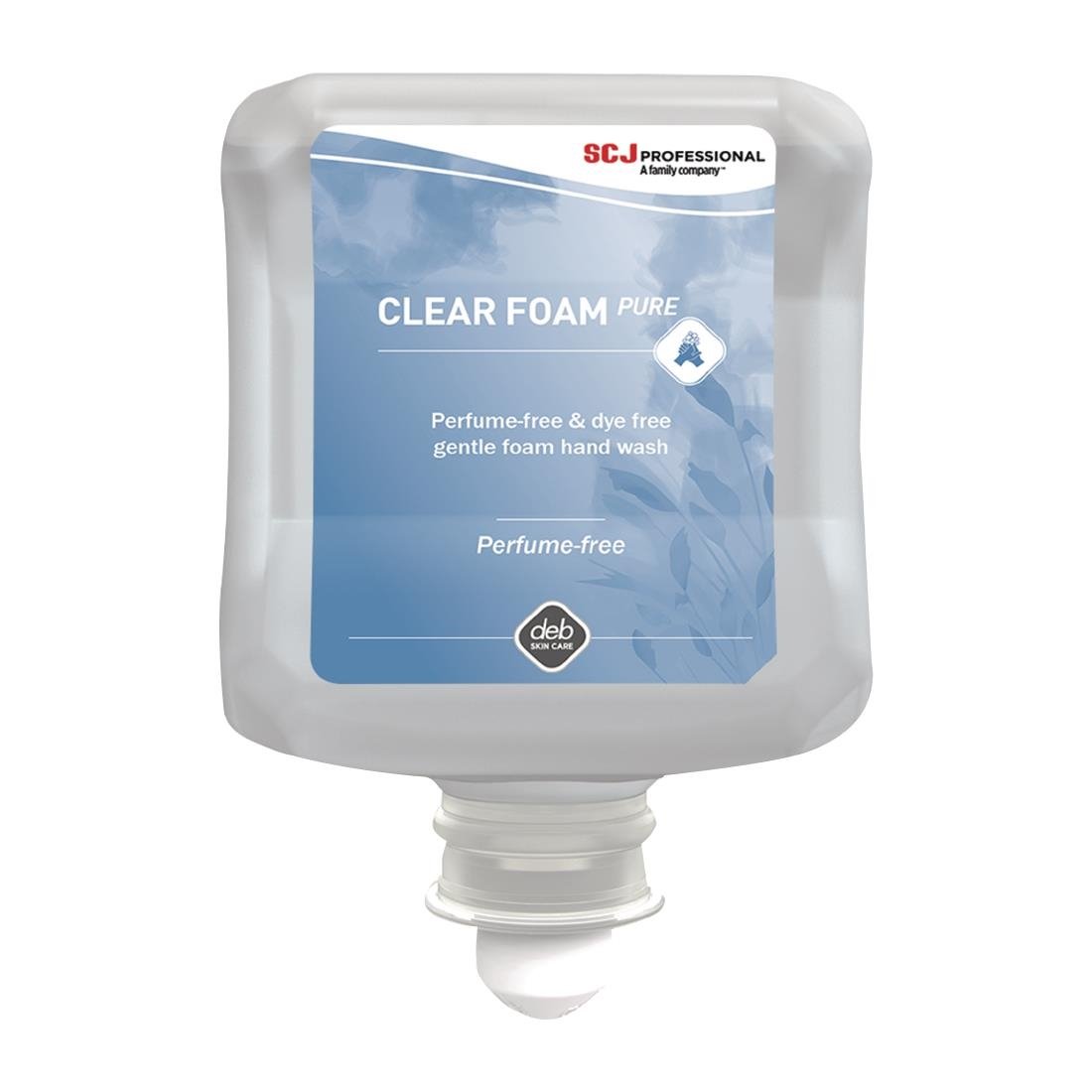 Deb Clear Unperfumed Foam Hand Soap 1Ltr - GH258 SCJ Professional