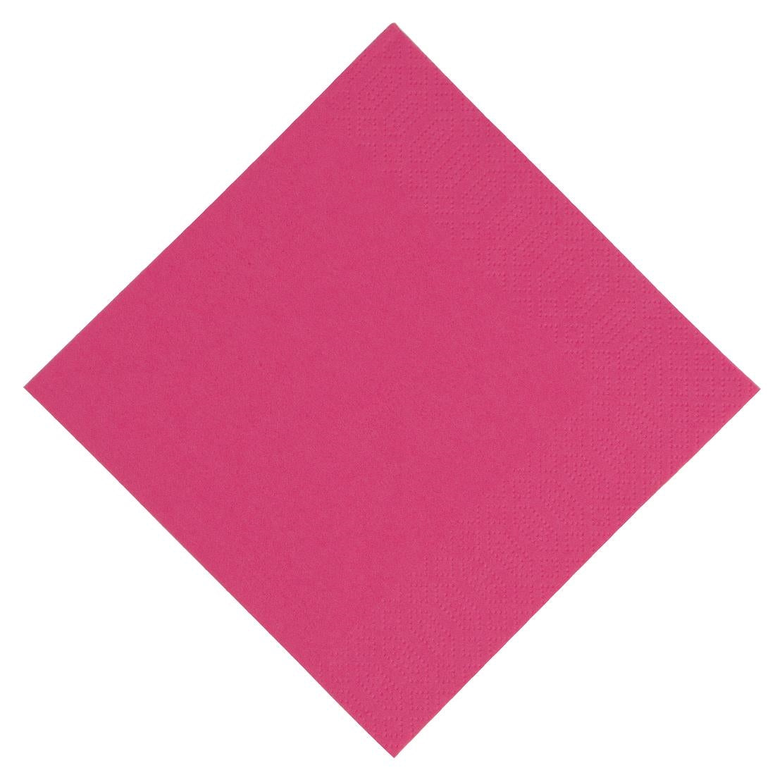 Duni Lunch Napkin Fuschia 33x33cm 3ply 1/4 Fold (Pack of 1000) - GJ105 Paper Napkins Duni