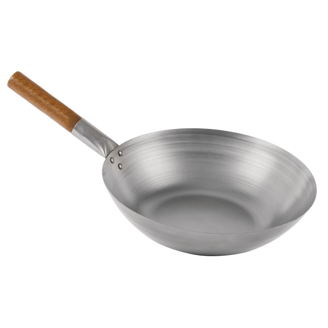 London Wok Flat Bottom Wok 330mm - GJ494 London Wok