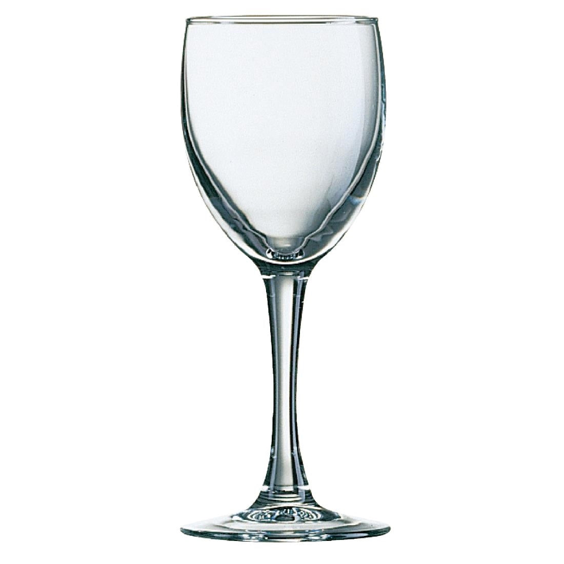 Arcoroc Princesa Wine Glasses 230ml (Pack of 24) - GK066 Wine Glasses Arcoroc