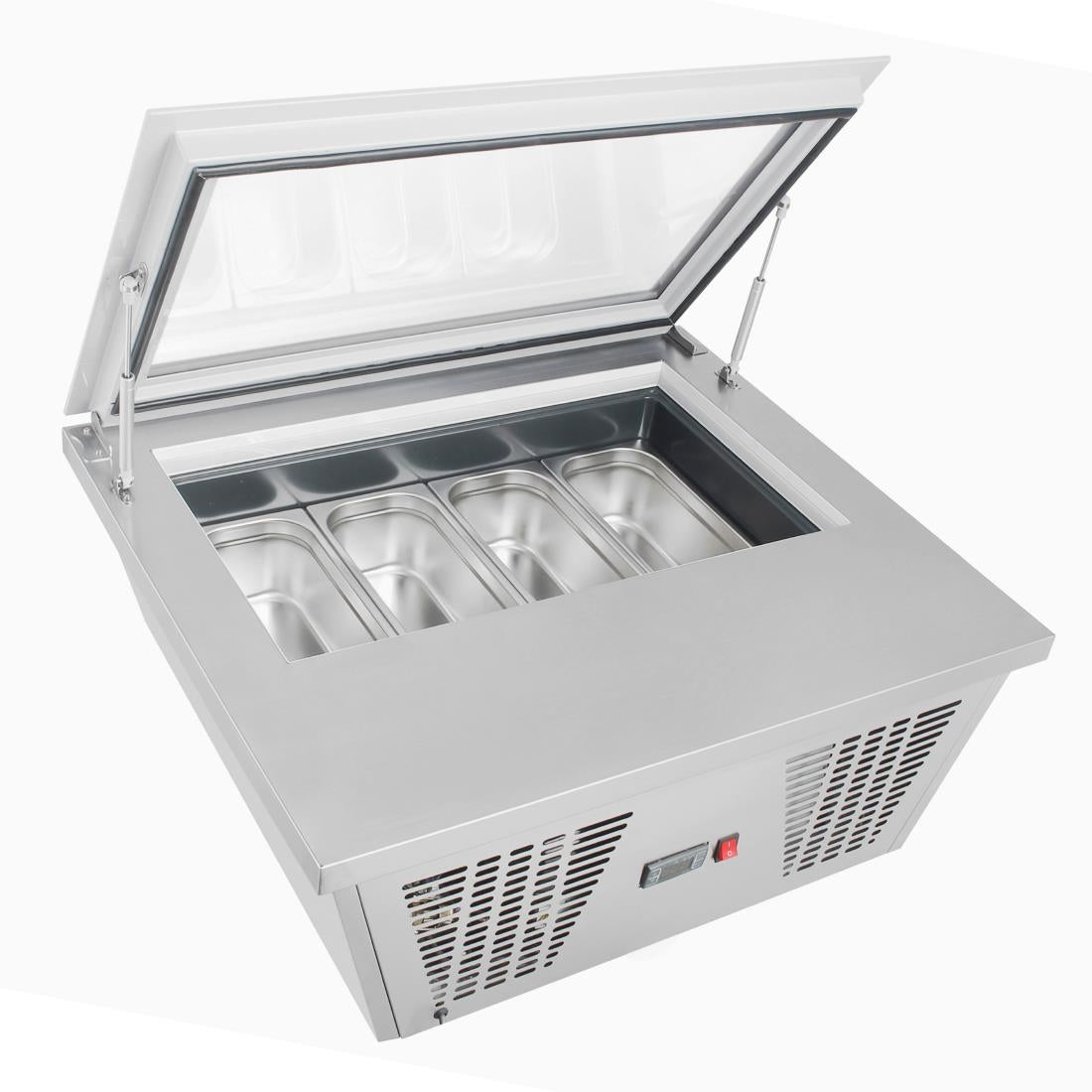 Polar G-Series Countertop Ice Cream Freezer 4x Napoli Pans - GK068 Polar