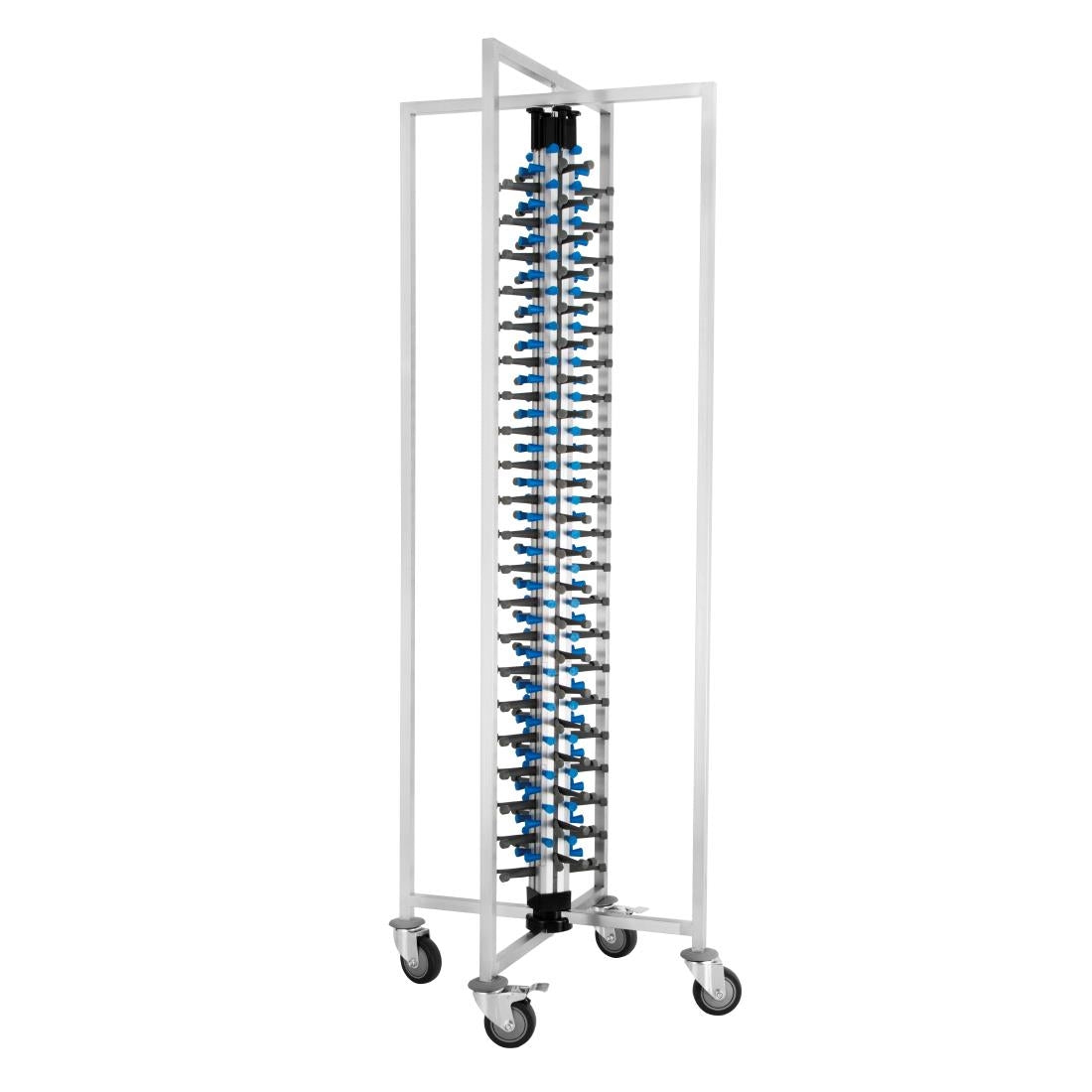 Vogue Mobile Plate Rack 84 Plates - GK978 Vogue