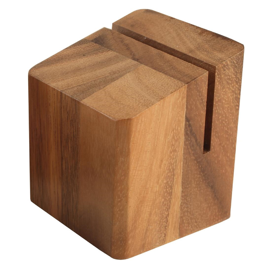 Wooden Menu Holder and Riser - GL068 T&G Woodware