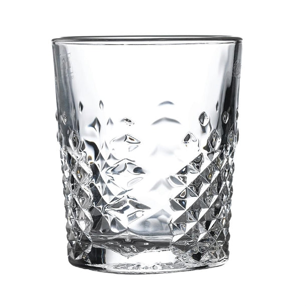 Onis Carat Double Old Fashioned Glasses 350ml (Pack of 6) - DX734 Cocktail Glasses Onis