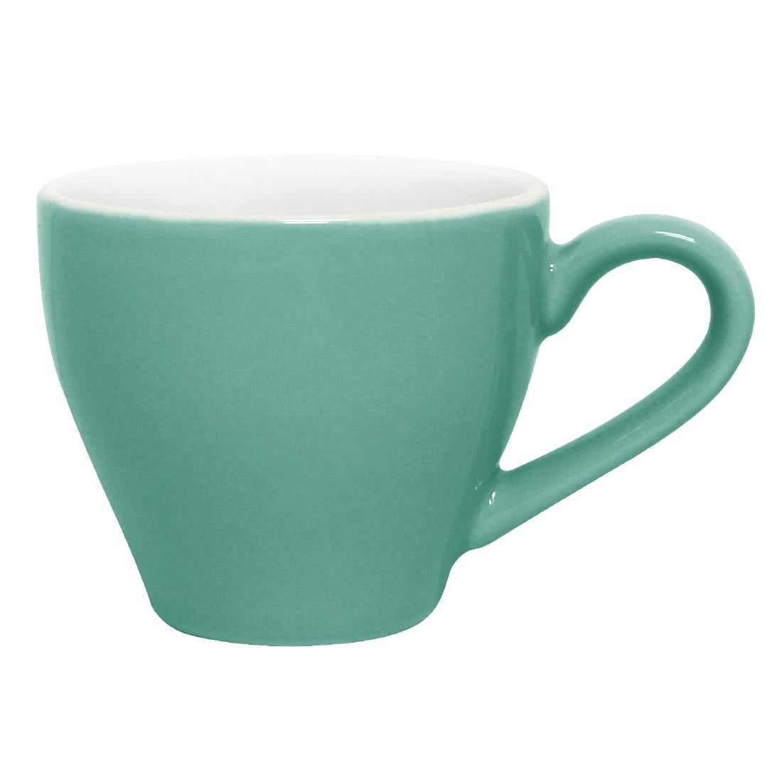 Olympia Cafe Espresso Cup Aqua - 100ml 3.38fl oz (Box 12) - GL459 Cups and Mugs Olympia