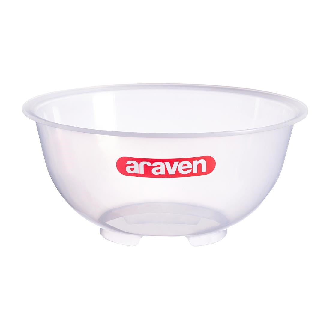 Araven Polypropylene Mixing Bowl Transparent 2.5Ltr - GL976 Araven