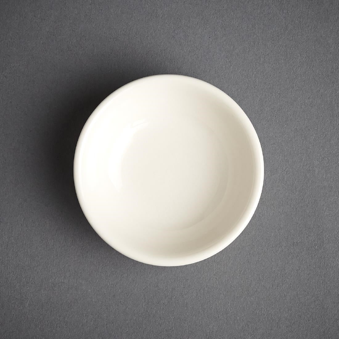 Olympia Ivory Soy Dish 70mm (Pack of 12) - GM447 Olympia Crockery Olympia
