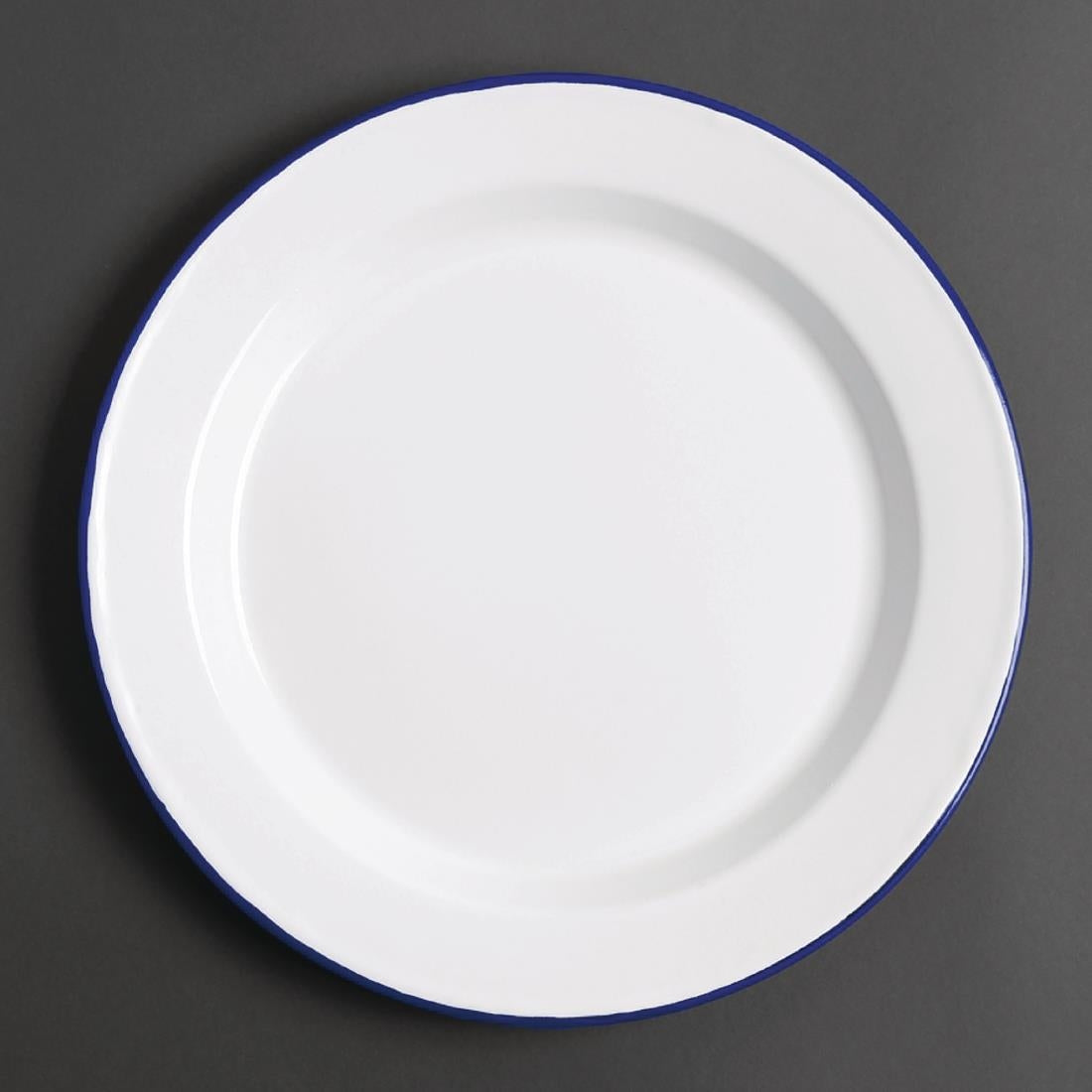 Olympia Enamel Dinner Plates 245mm (Pack of 6) - GM512 Plates Olympia