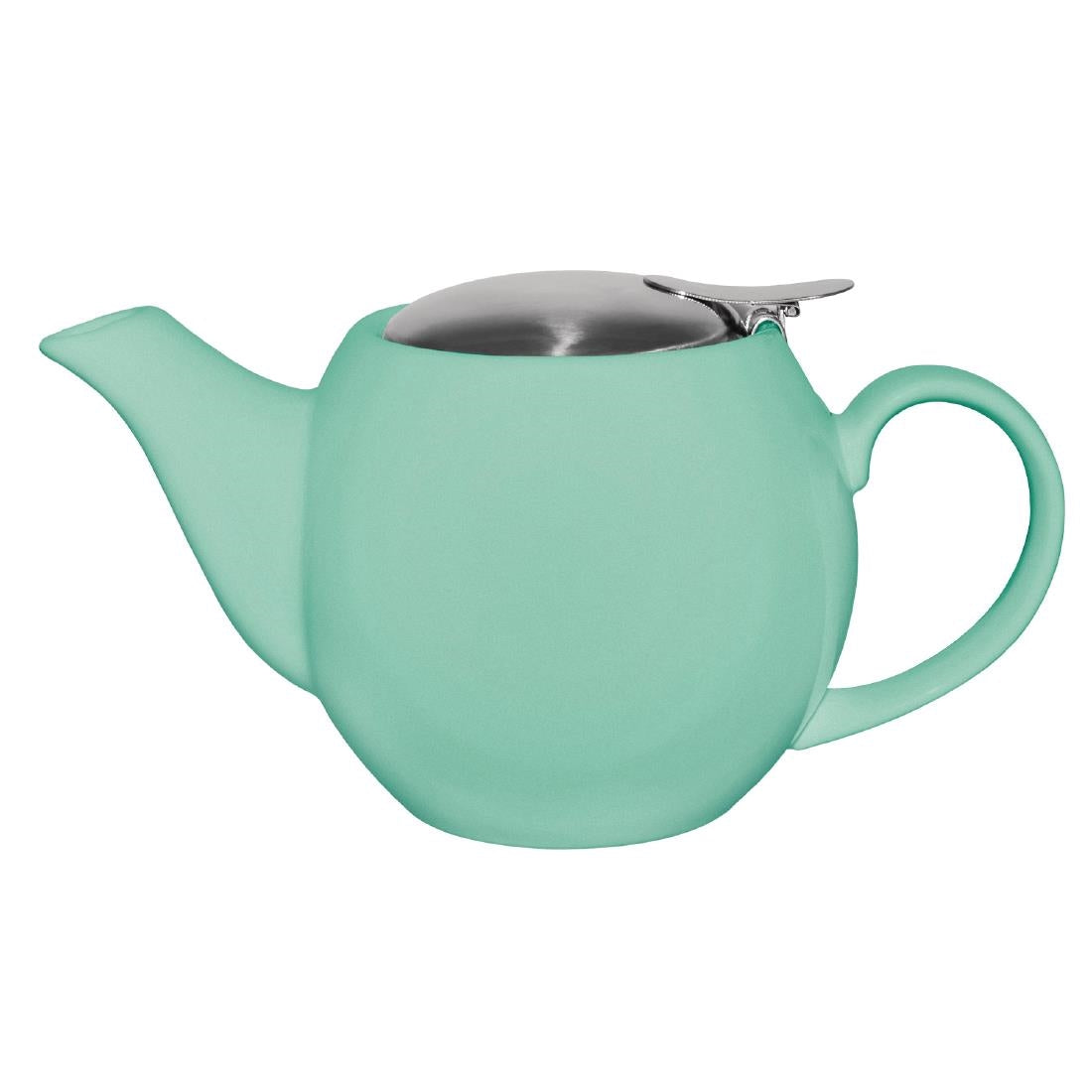 Olympia Cafe Teapot Aqua - 510ml 17.2fl oz (Box 1) - GM595 Olympia Crockery Olympia