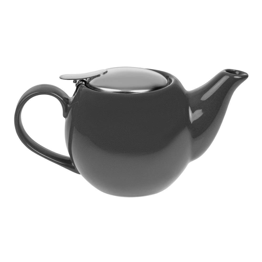 Olympia Cafe Teapot Charcoal - 510ml 17.2fl oz (Box 1) - GM596 Olympia Crockery Olympia