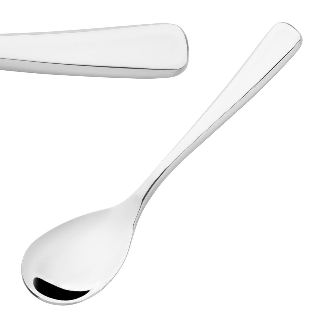 Olympia Roma 18/10 Stainless Steel Coffee Spoons (Pack of 12) - GM645 Spoons Olympia