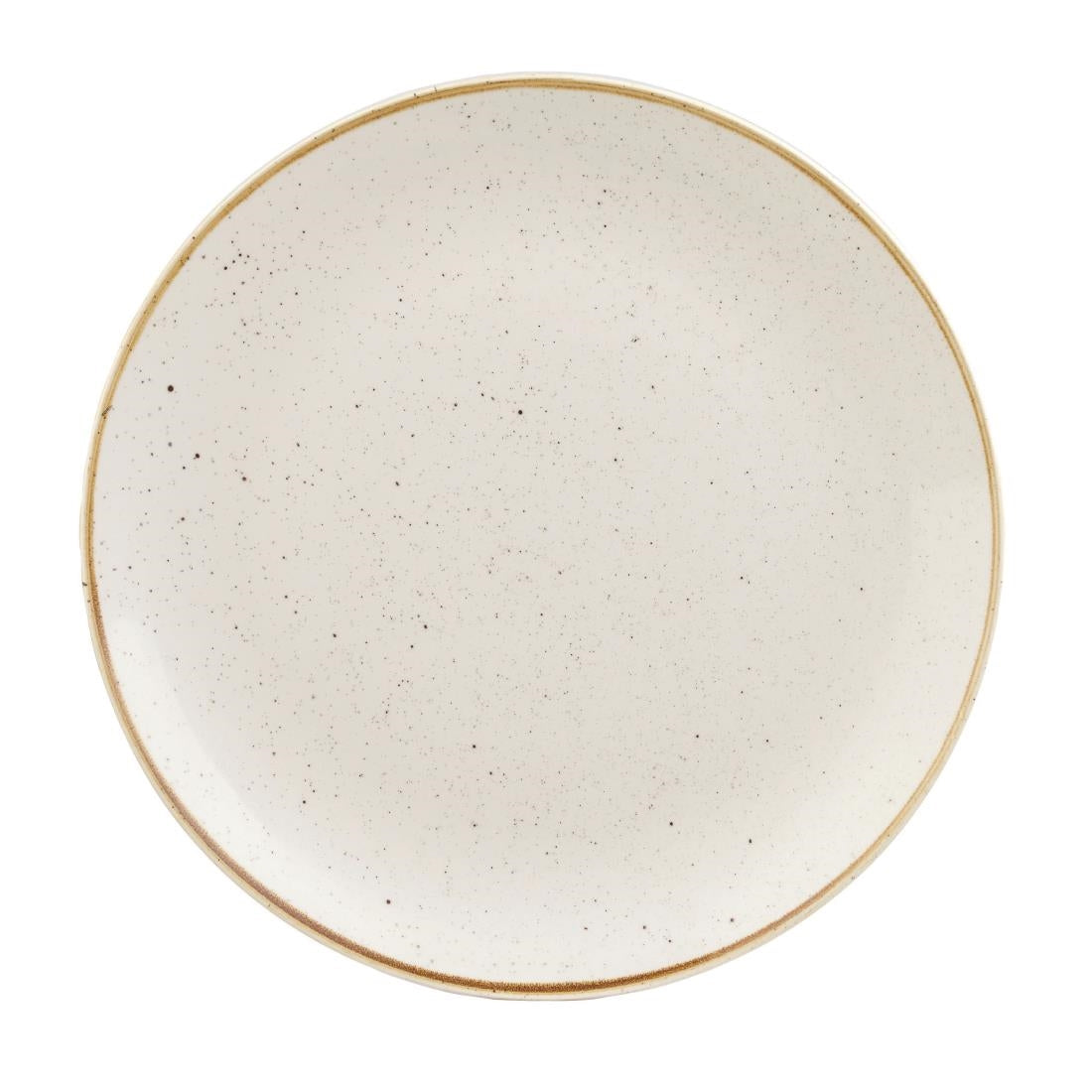 Churchill Stonecast Round Coupe Plate Barley White 295mm (Pack of 12) - GM685 Plates Churchill