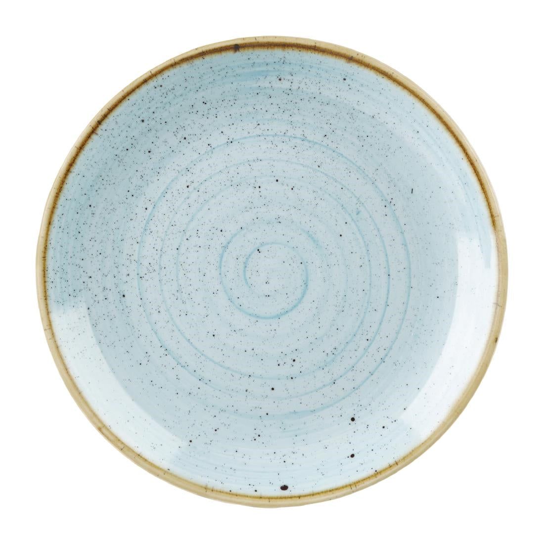 Churchill Stonecast Round Coupe Plate Duck Egg Blue 295mm (Pack of 12) - GM686 Plates Churchill