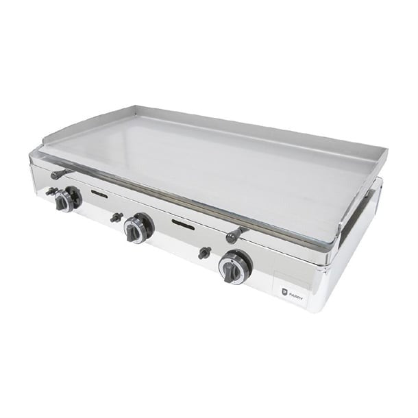 Parry 3 Burner Gas Griddle Counter Top 1020mm Wide - GM702-P Gas Griddles Parry