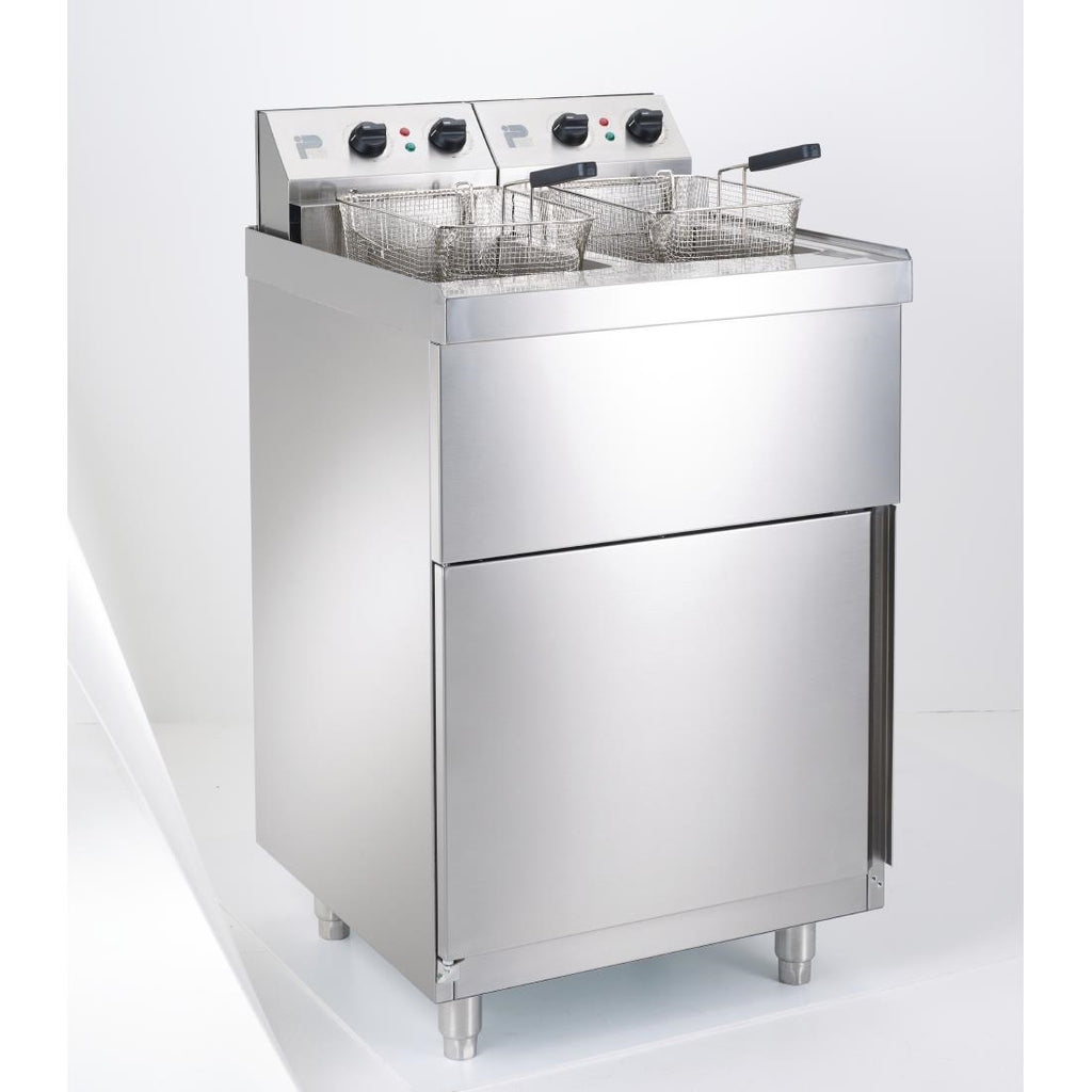 Parry Twin Tank Twin Basket Free Standing Electric Fryer NPDPF9 - GM712 Freestanding Electric Fryers Parry