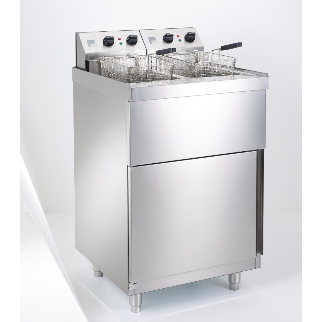 Parry Twin Tank Twin Basket Free Standing Electric Fryer NPDPF9 - GM712 Freestanding Electric Fryers Parry