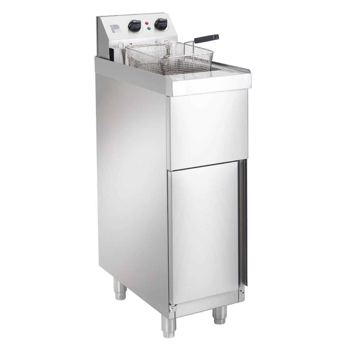 Parry Single Tank Single Basket Free Standing Electric Fryer NPSPF9 - GM757 Freestanding Electric Fryers Parry