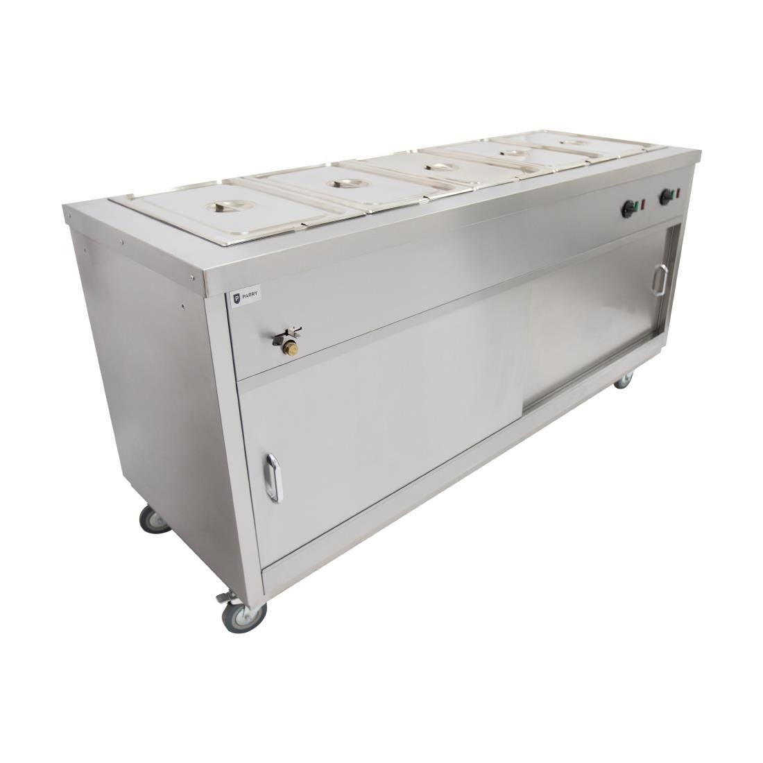 Parry Bain Marie Topped Mobile Hot Cupboard HOT18BM - GM794 Parry