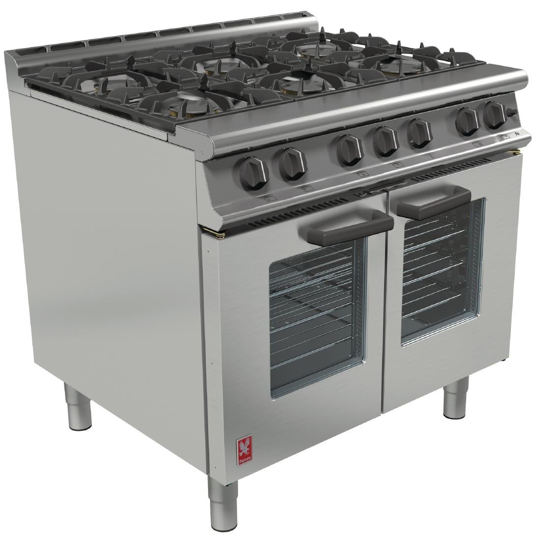 Falcon Dominator Plus Six Burner Propane Gas Fan Assisted Oven Range G3106 - GP006-P Falcon